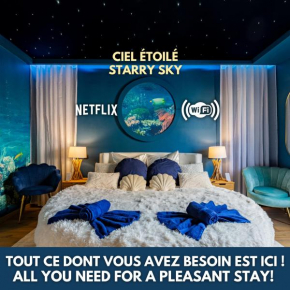 Luxe et évasion - Très proche centre ville 6 min en tram - Lit rond - Ciel étoilé - Vidéoprojecteur - Parking gratuit rue - La Paillote Strasbourgeoise
